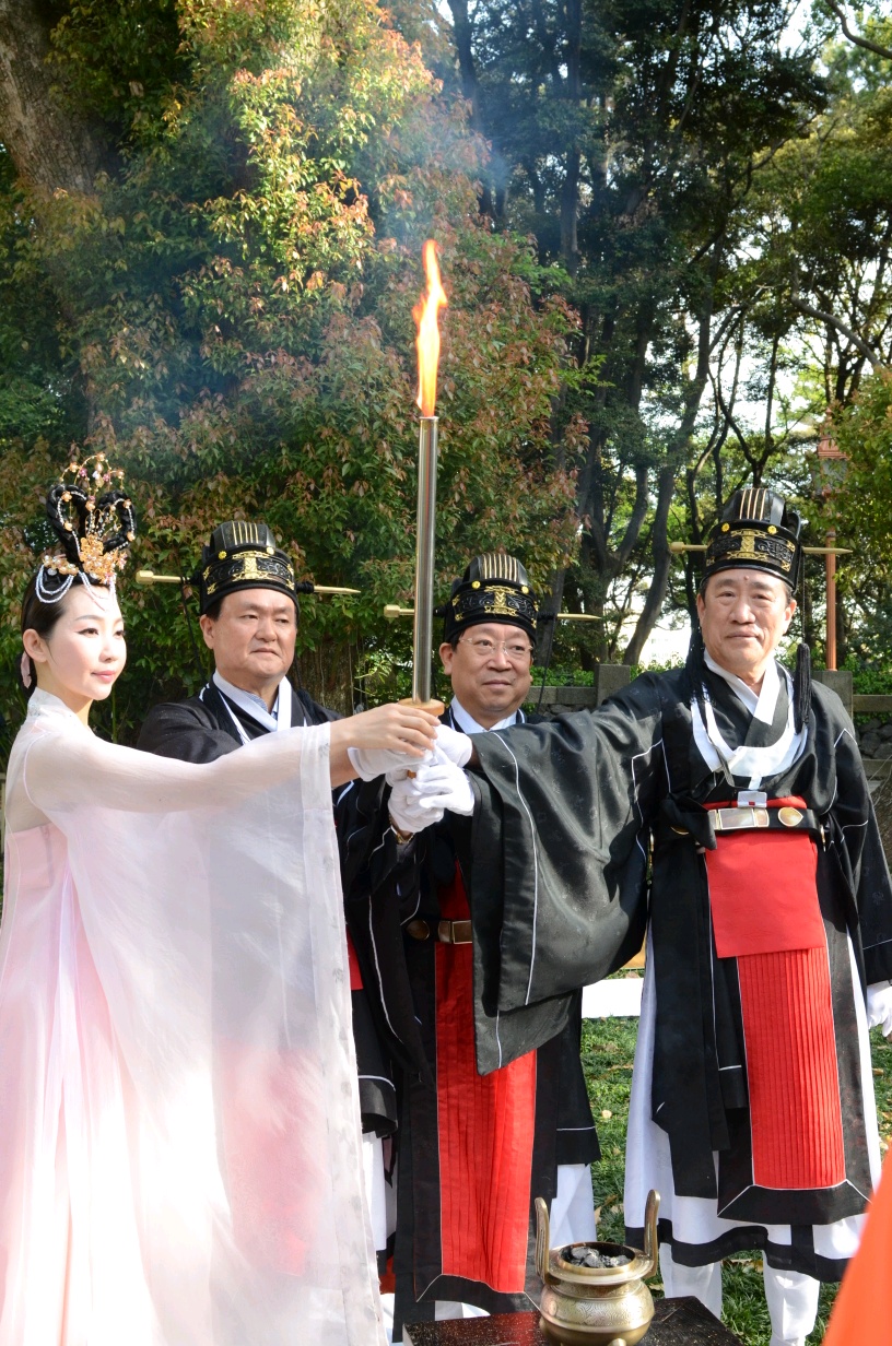 제52회 도민체전 성화채화(2018. 4. 12 삼성혈)